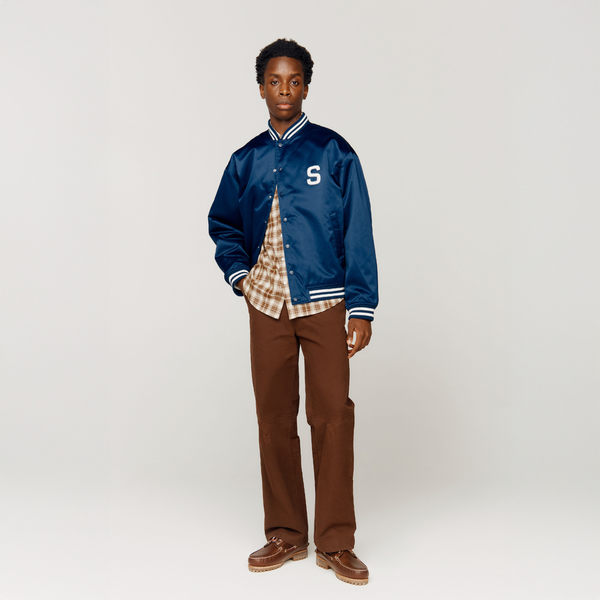 House Of Sunny SATIN CLUB VARSITY BOMBER
