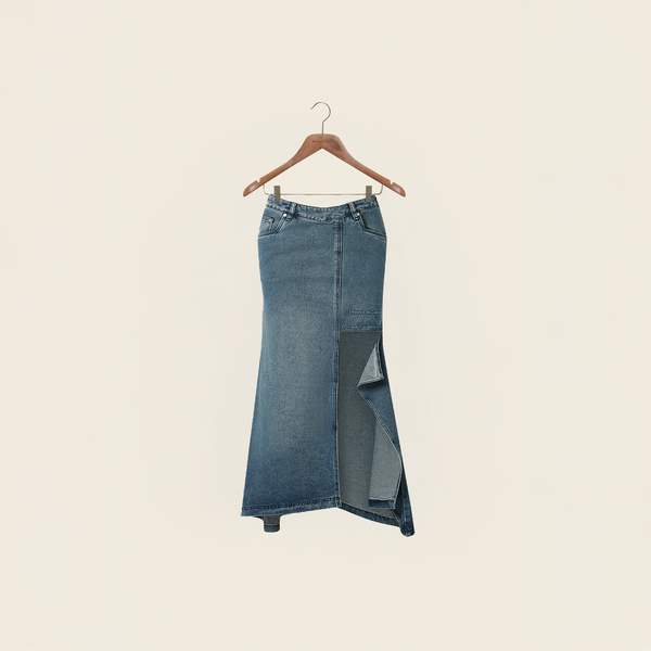house of sunny THE CASCADE DENIM SKIRT