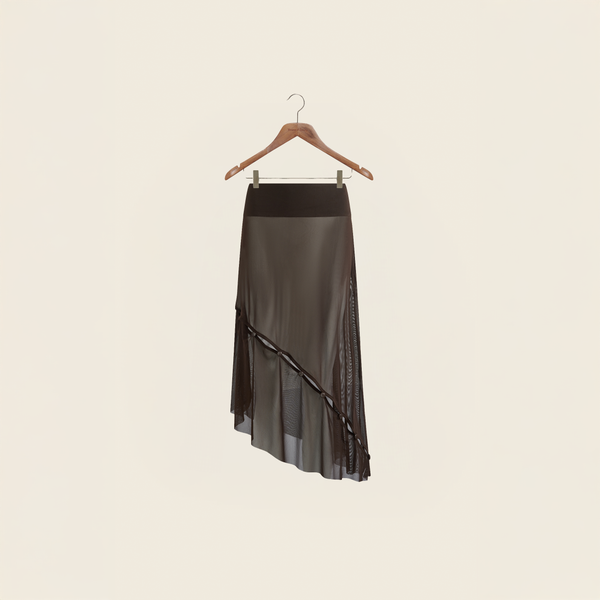 house of sunny THE ROSEWOOD MESH SKIRT