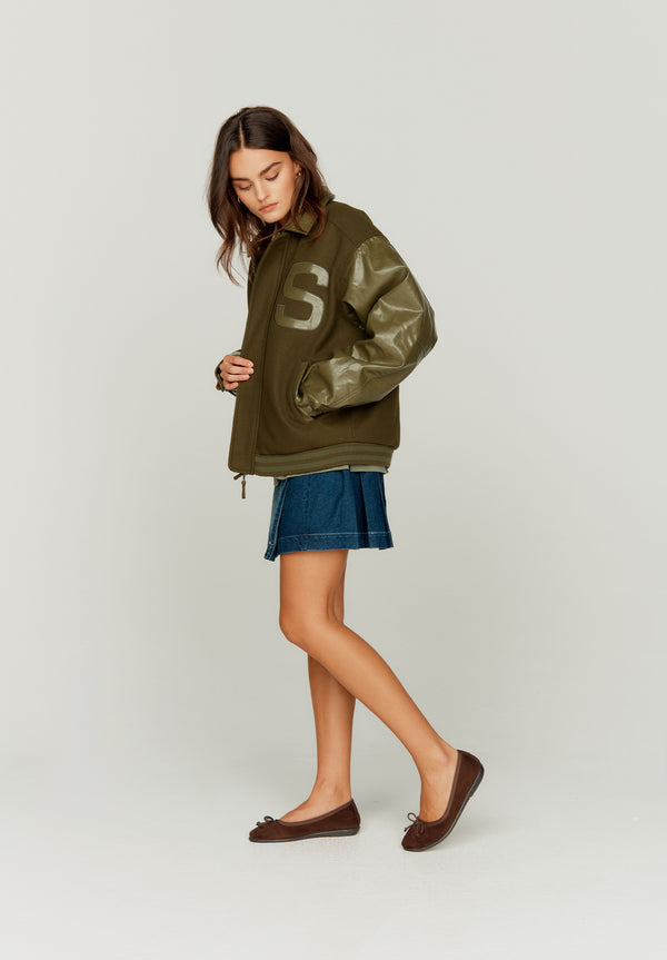 House Of Sunny VINYL FREE FALLIN BOMBER