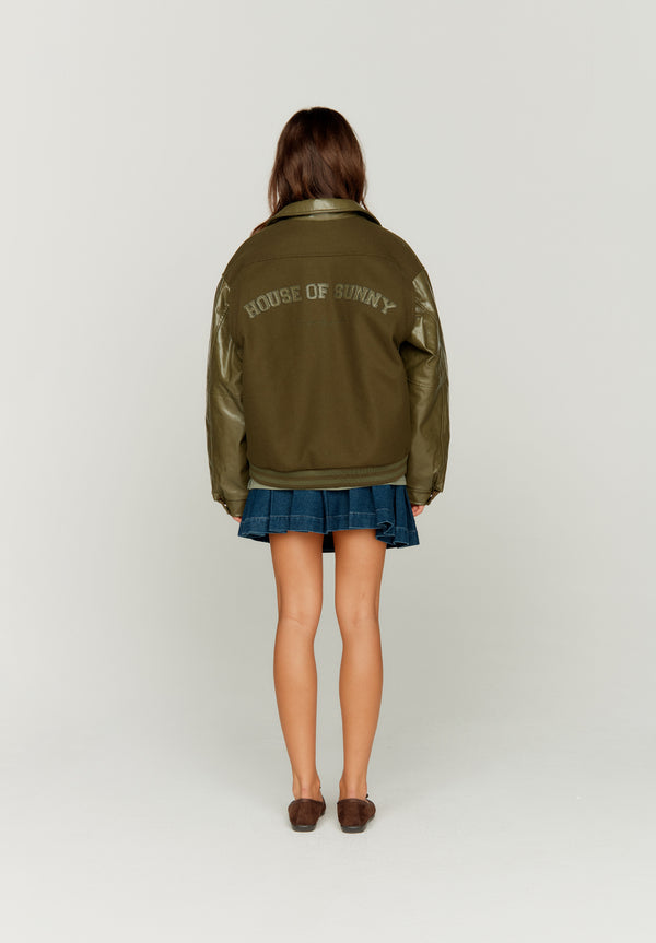 House Of Sunny VINYL FREE FALLIN BOMBER