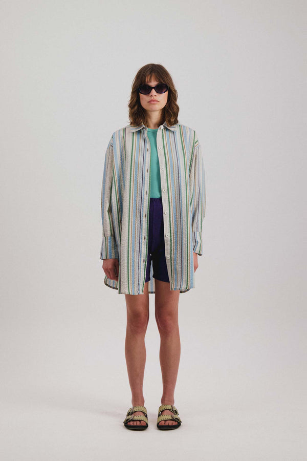 Howlin Big Lovely Shirt - Fantasy - Tropical Stripes (Women)