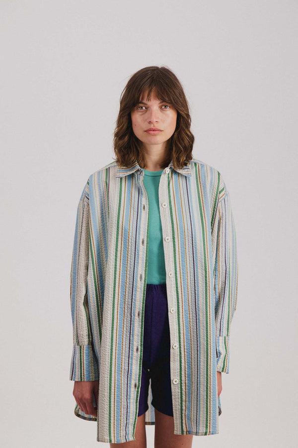 Howlin Big Lovely Shirt - Fantasy - Tropical Stripes (Women)