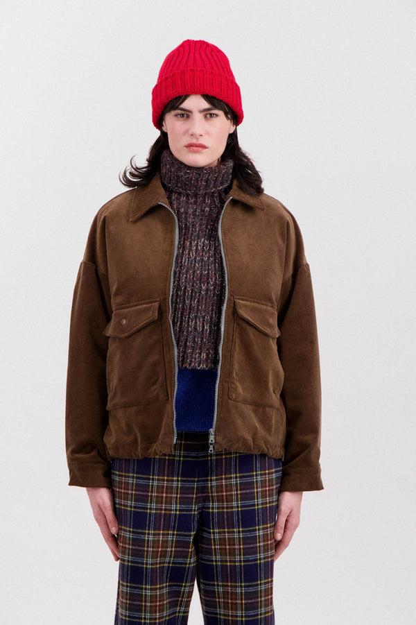 Howlin Boxy Swing Jacket For Women - Corduroy - Brown (Women)