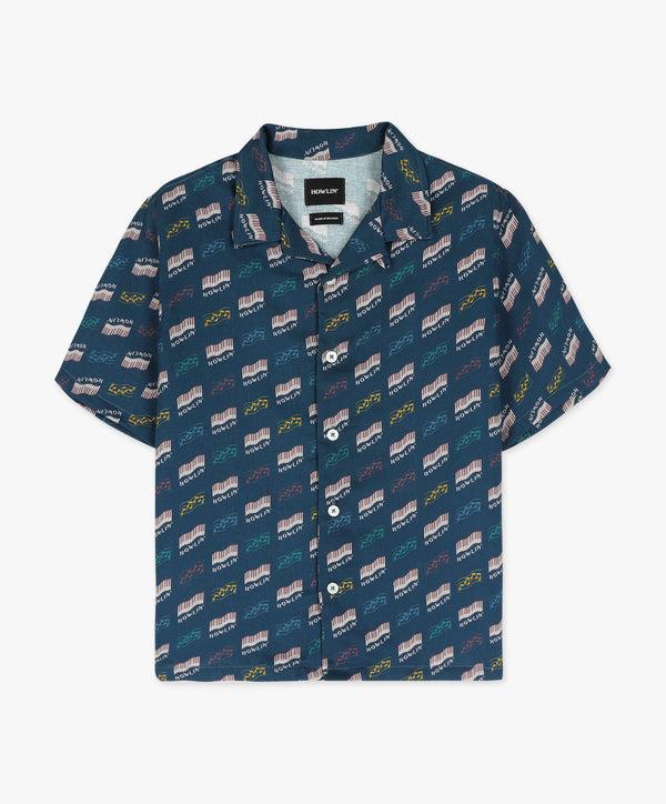 howlin Cocktail D’Amore - Azzuro Howlin' Piano Hemp Print