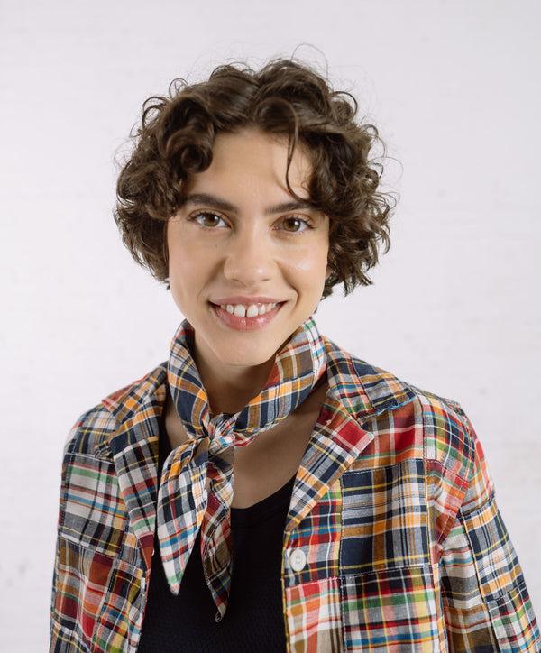 Howlin Cocktails For The Girls Please Shirt - Multi Madras Patchwork (Women)