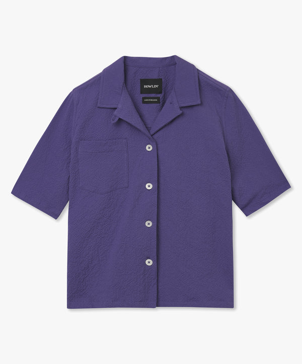 howlin Cocktails For The Girls Please Shirt - Purple Seersucker (Women)