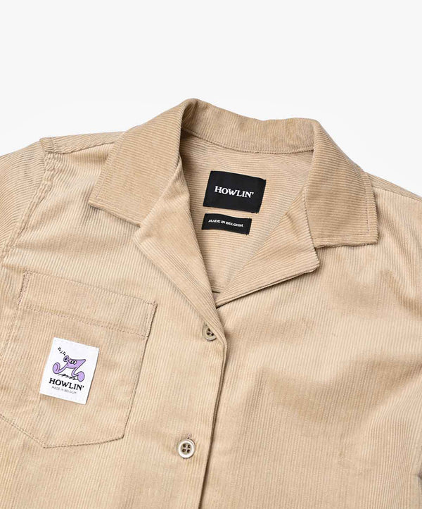 Howlin Cocktails For The Girls Please Shirt - Sand Summer Corduroy (Women)