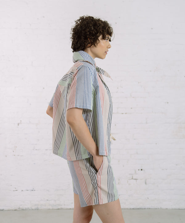 Howlin Cocktails For The Girls Please Shirt - Seersucker Mix (Women)