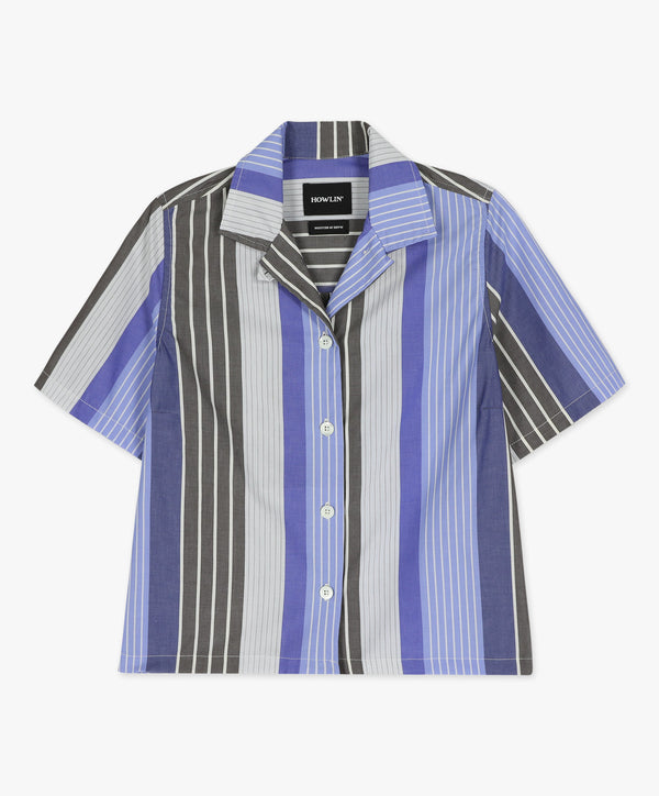 howlin Cocktails For The Girls Please Shirt - Striped Poplin (Women)