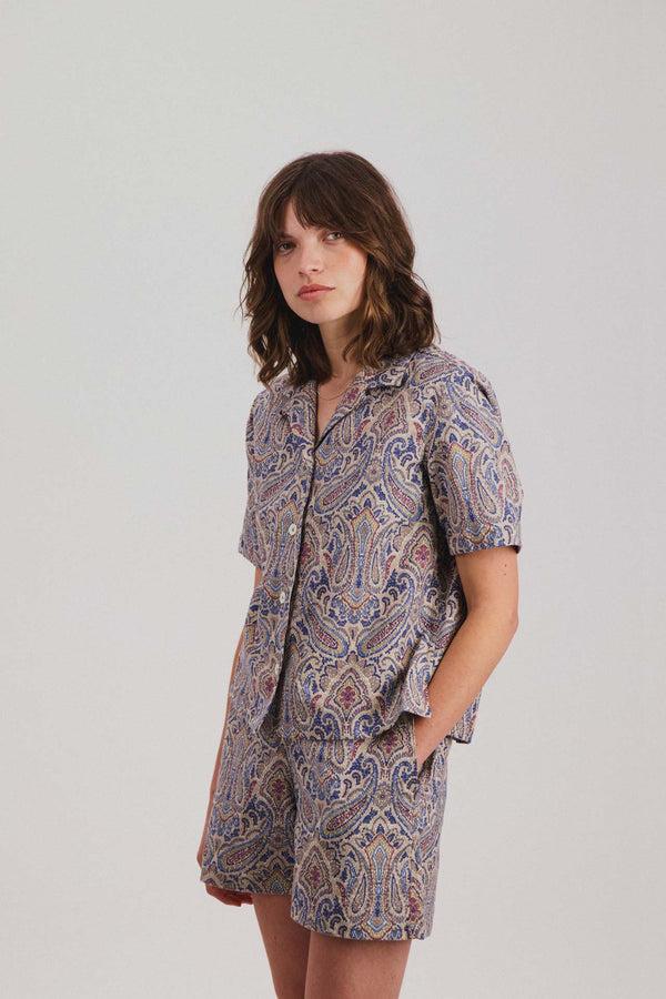 Howlin Cocktails For The Girls Shirt - Fantasy - Sand Psych Paisley (Women)
