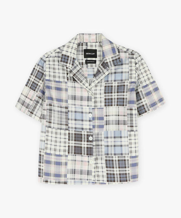 howlin Cocktails for the Girls shirt - Fantasy - Violet Madras Mix (Women)