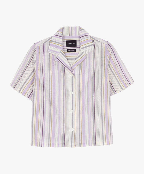 howlin Cocktails for the Girls shirt - Fantasy - Violet Stripes (Women)