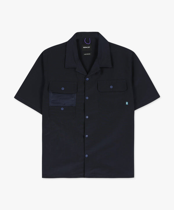 howlin Cosmic Safari Shirt - Navy Water Repellent Nylon