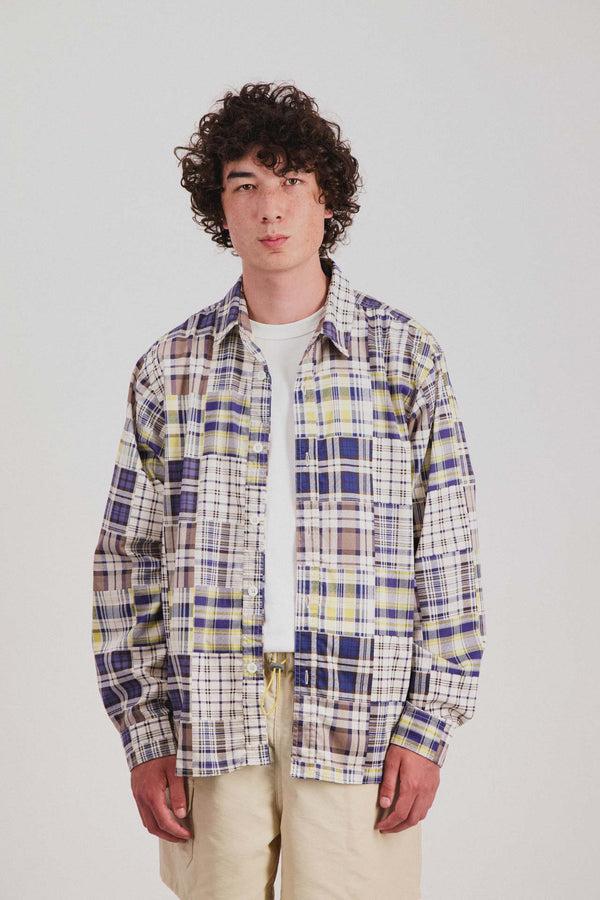 Howlin Afterthoughts Shirt - Blue Madras Mix