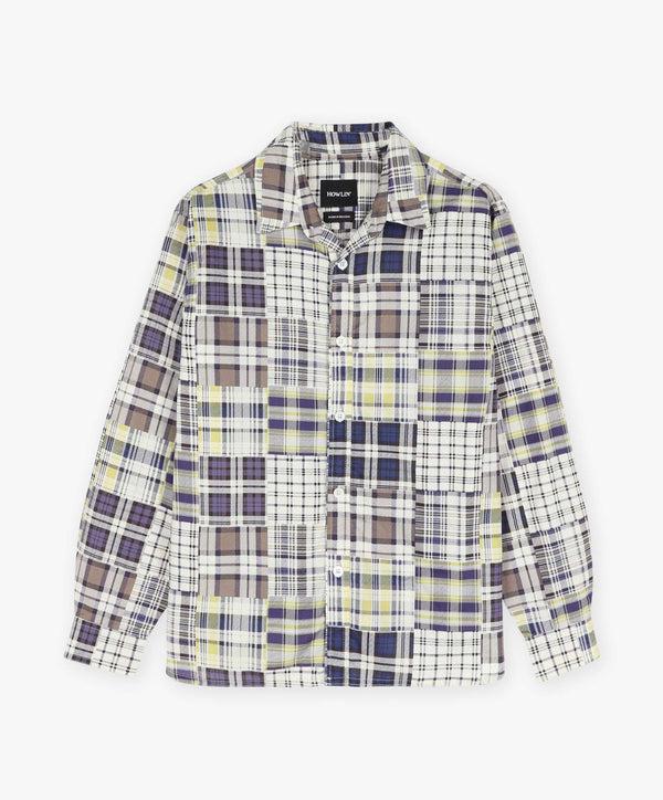 howlin Afterthoughts Shirt - Blue Madras Mix