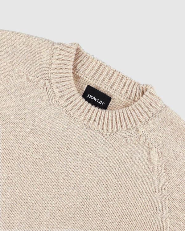Howlin Boxy Space Knit - Almond