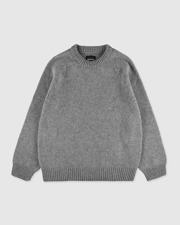 howlin Boxy Space Knit - Med Grey