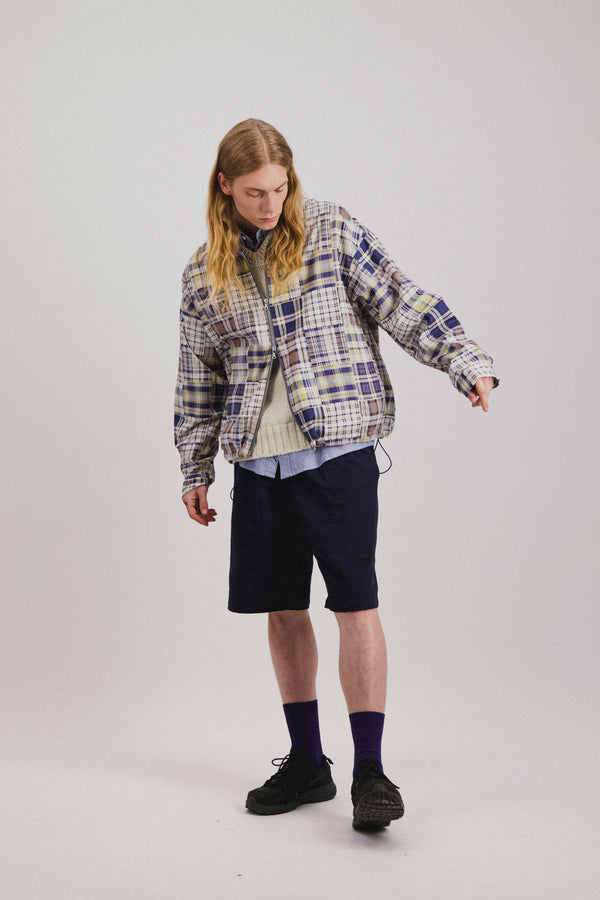 Howlin Boxy Swing Jacket - Fantasy - Blue Madras Mix