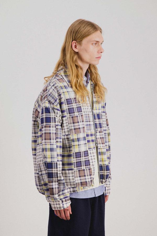 Howlin Boxy Swing Jacket - Fantasy - Blue Madras Mix