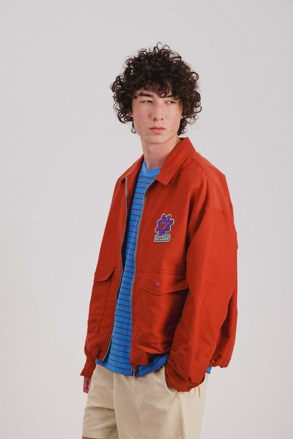 Howlin Boxy Swing Jacket - Howlin’ Flower - Reddish