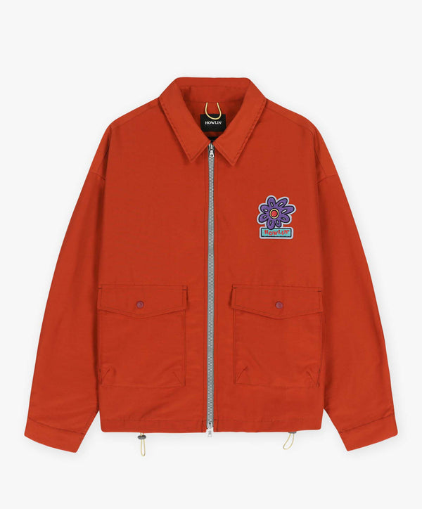 howlin Boxy Swing Jacket - Howlin’ Flower - Reddish