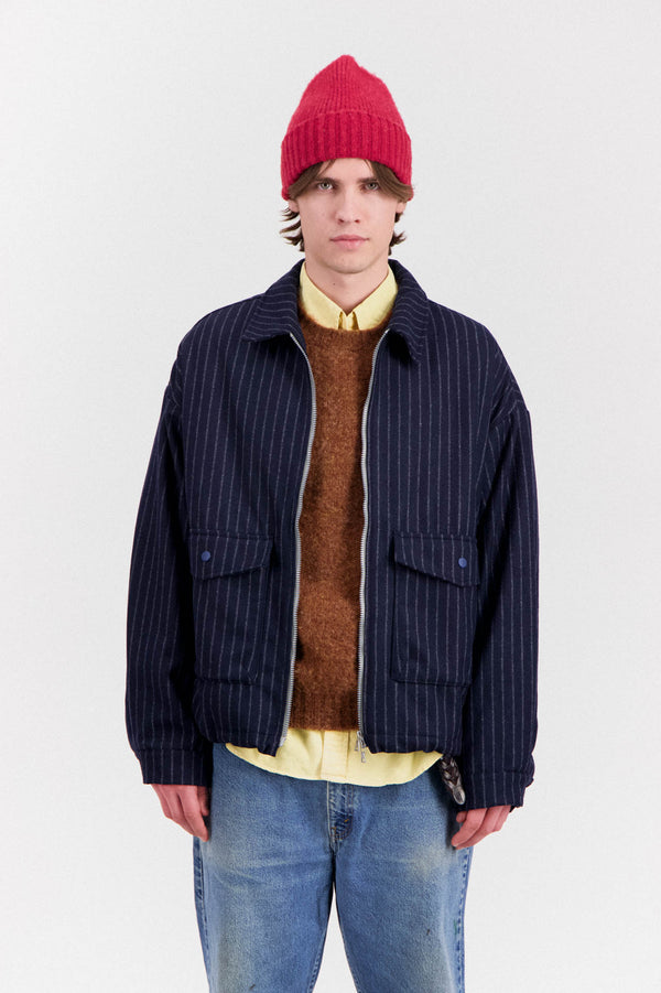Howlin Boxy Swing Jacket - Wool - Striped
