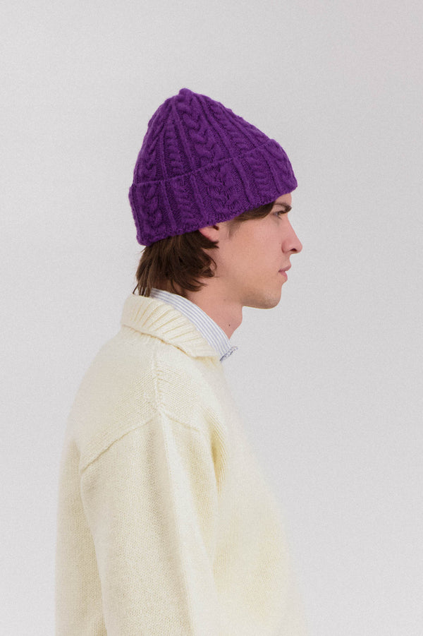 Howlin Cable Festival Hat - Violet Dream