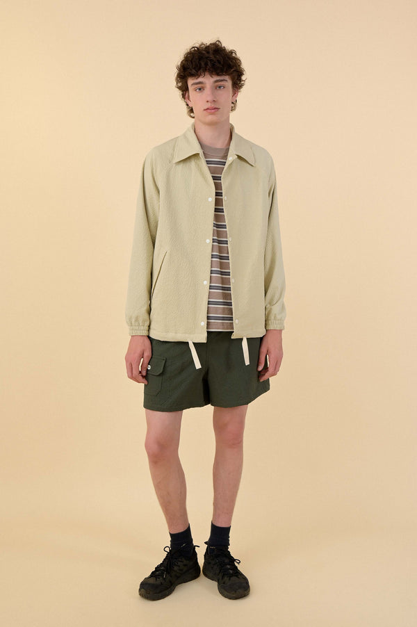 Howlin Coach Your Jacket - Ecru Seersucker