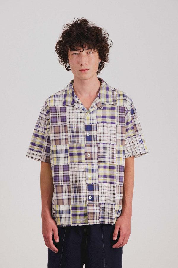 Howlin Cocktail D’Amore Shirt - Blue Madras Mix