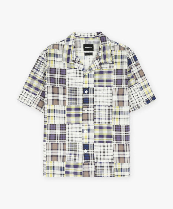 howlin Cocktail D’Amore Shirt - Blue Madras Mix
