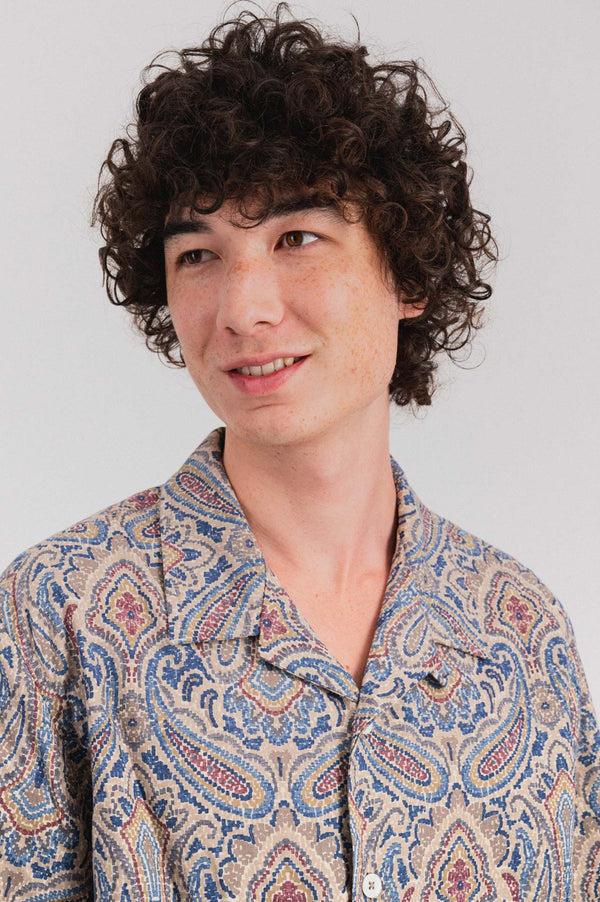 Howlin Cocktail D’Amore Shirt - Sand Psych Paisley