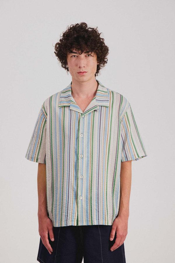 Howlin Cocktail D’Amore Shirt - Tropical Stripes