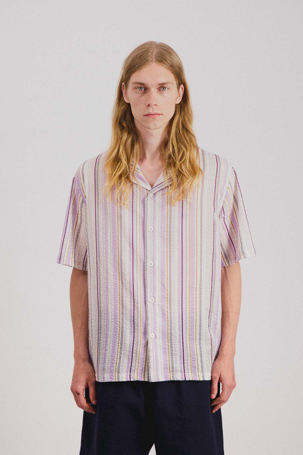 Howlin Cocktail D’Amore Shirt - Violet Stripes