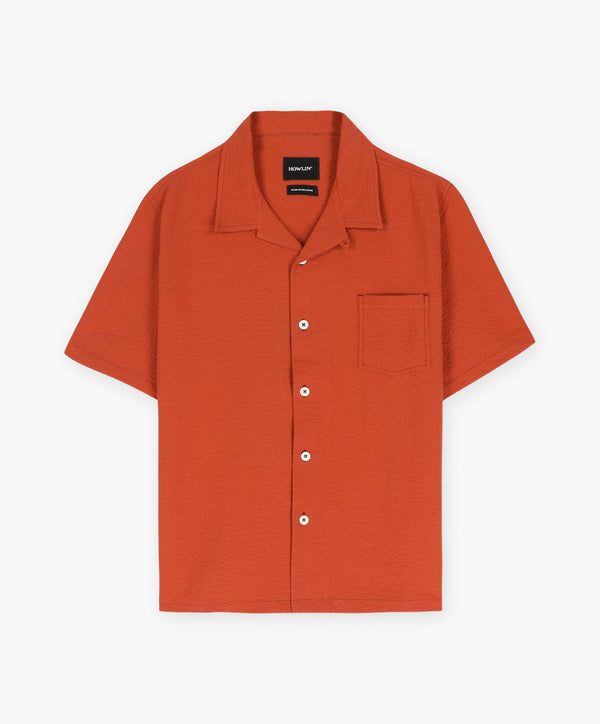 howlin Cocktail Shirt - Seersucker - Red