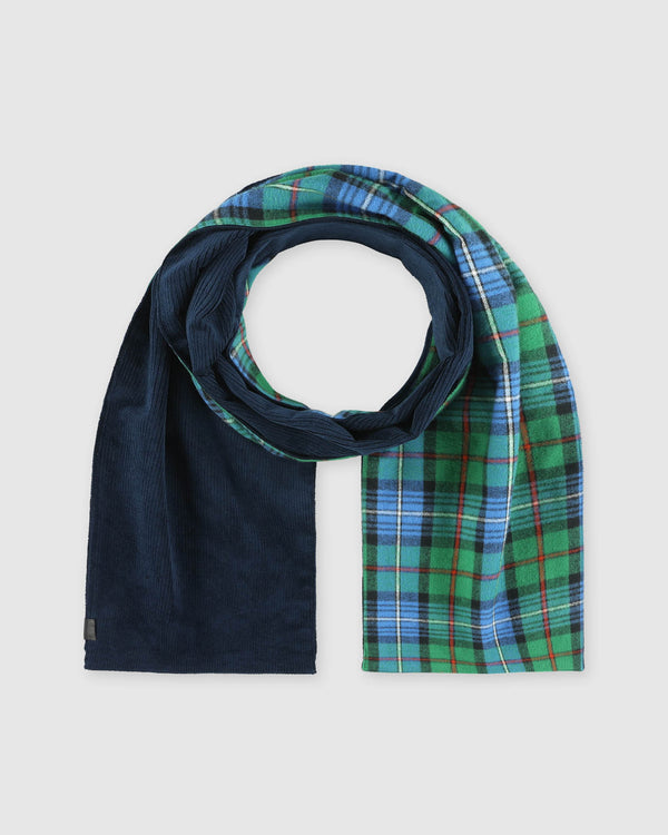 Howlin Cord And Woven Scarf - Blue Mix