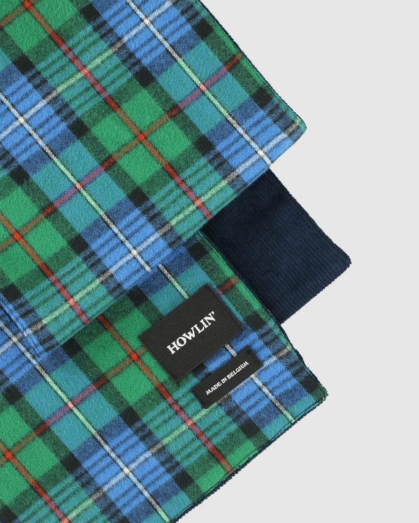 Howlin Cord And Woven Scarf - Blue Mix