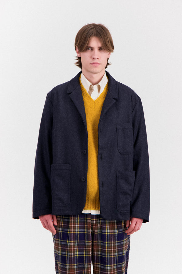 Howlin Cosmic Blazer - Wool - Blue
