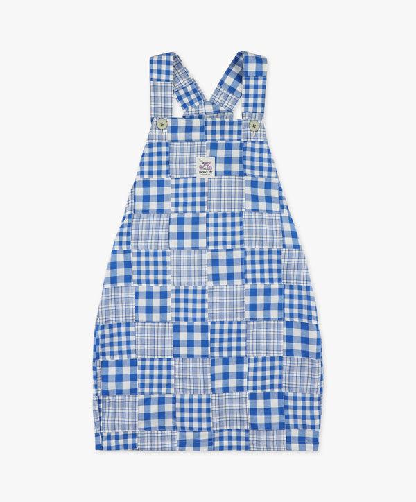 howlin Cosmic Dress - Blue Madras Patchwork (Women)
