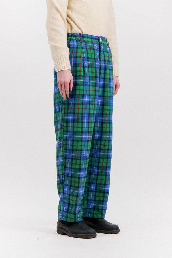 Howlin Cosmic Pants - Tartan - Blue