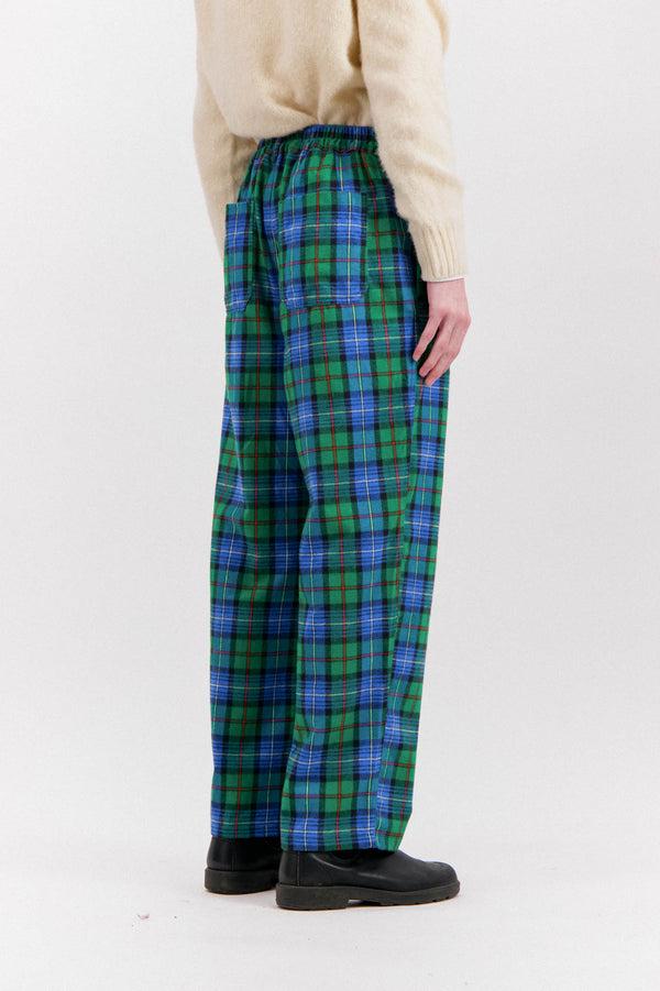 Howlin Cosmic Pants - Tartan - Blue