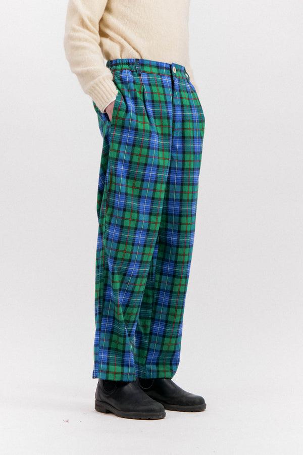 Howlin Cosmic Pants - Tartan - Blue