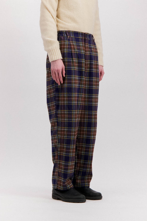 Howlin Cosmic Pants - Tartan - Navy