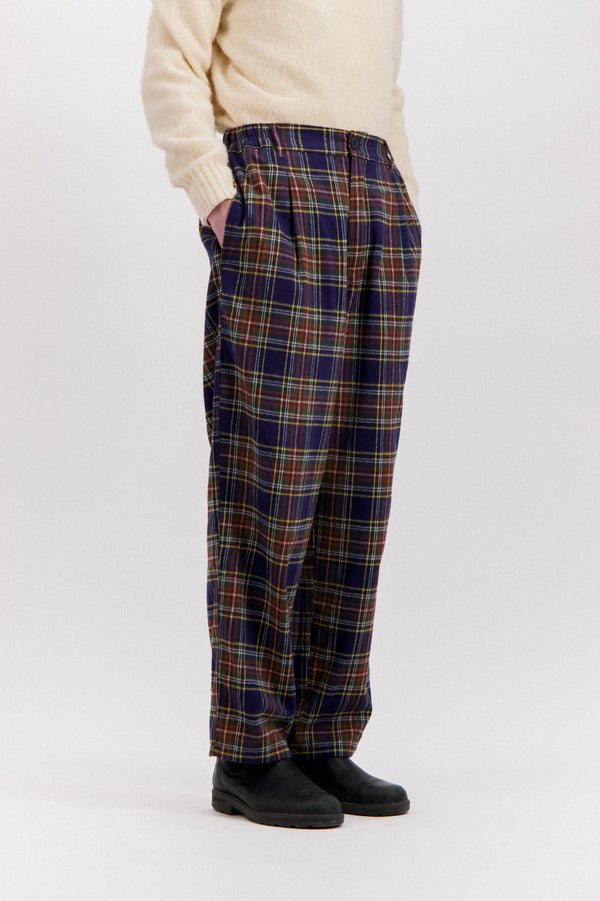 Howlin Cosmic Pants - Tartan - Navy