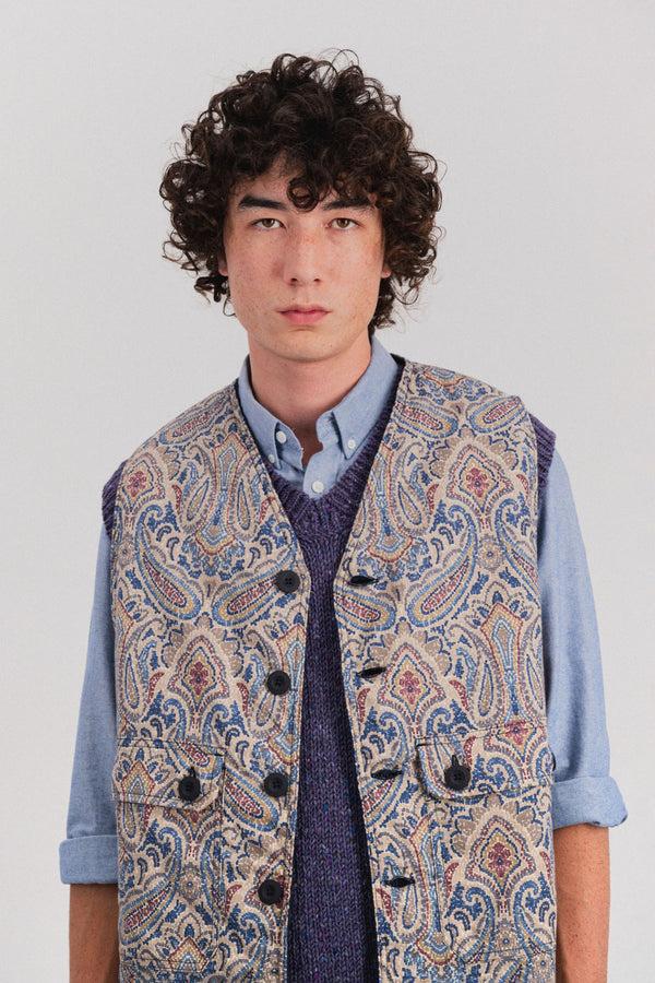 Howlin Cosmic Vest - Sand Psych Paisley