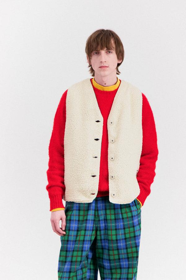 Howlin Cosmic Vest - Tartan - Blue