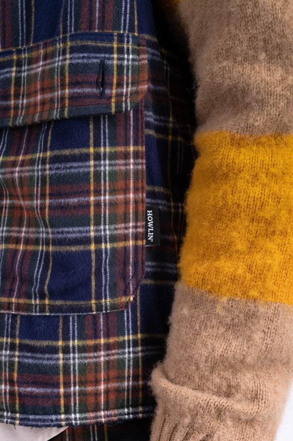 Howlin Cosmic Vest - Tartan - Navy