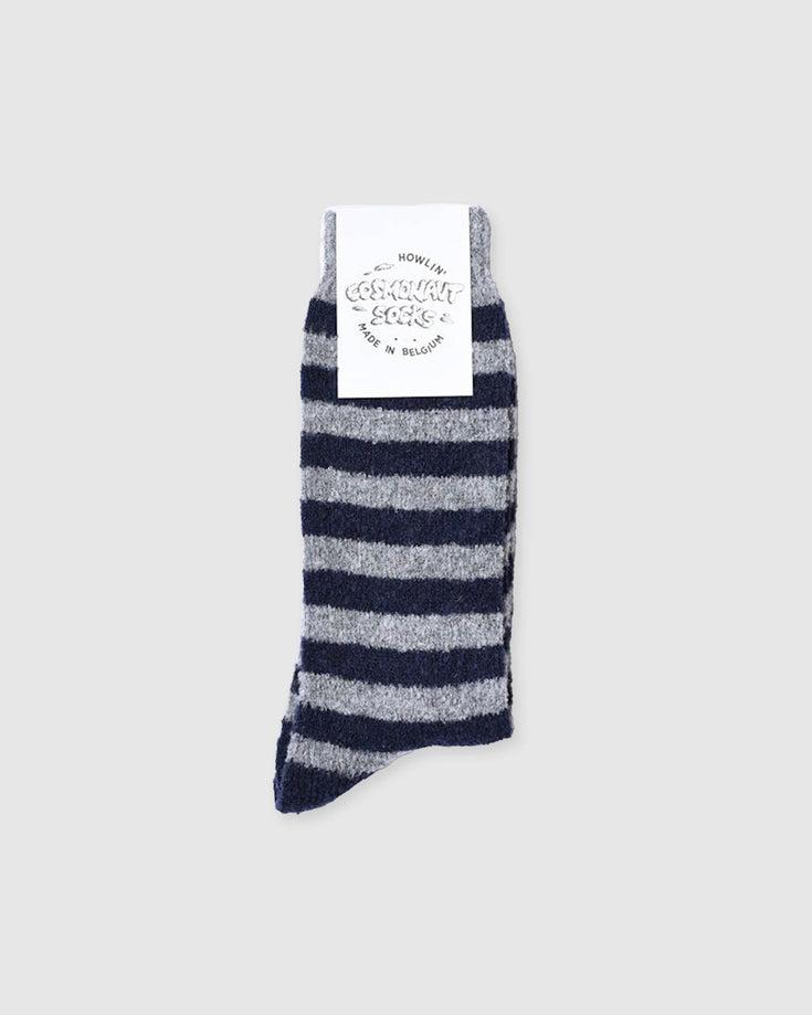 howlin Cosmonaut Socks - Blue / Grey