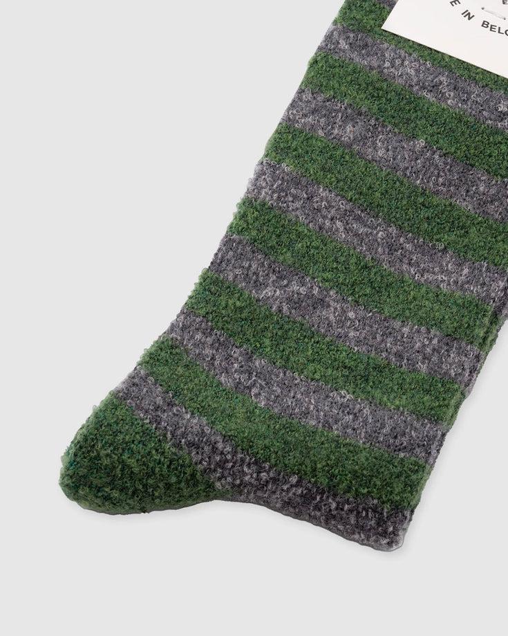 Howlin Cosmonaut Socks - Dark Grey / Green