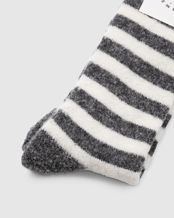 Howlin Cosmonaut Socks - White / Grey